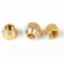 Custom Brass Nut For Air Conditioner Parts  1/4 Hex Nut